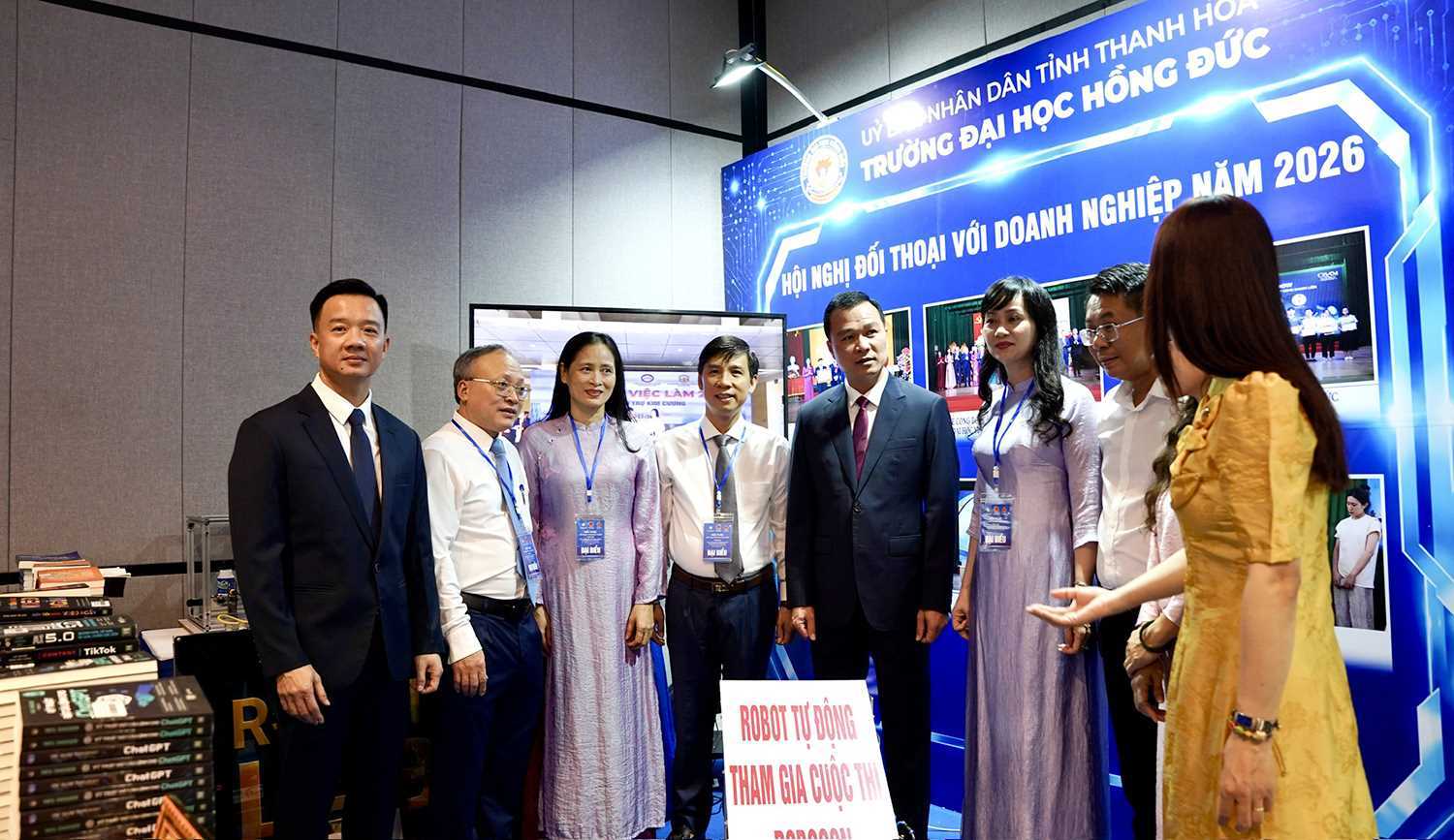 Trường Đại học Hồng Đức tăng cường gắn kết đào tạo với nhu cầu nhân lực tại Khu Kinh tế Nghi Sơn và các khu công nghiệp